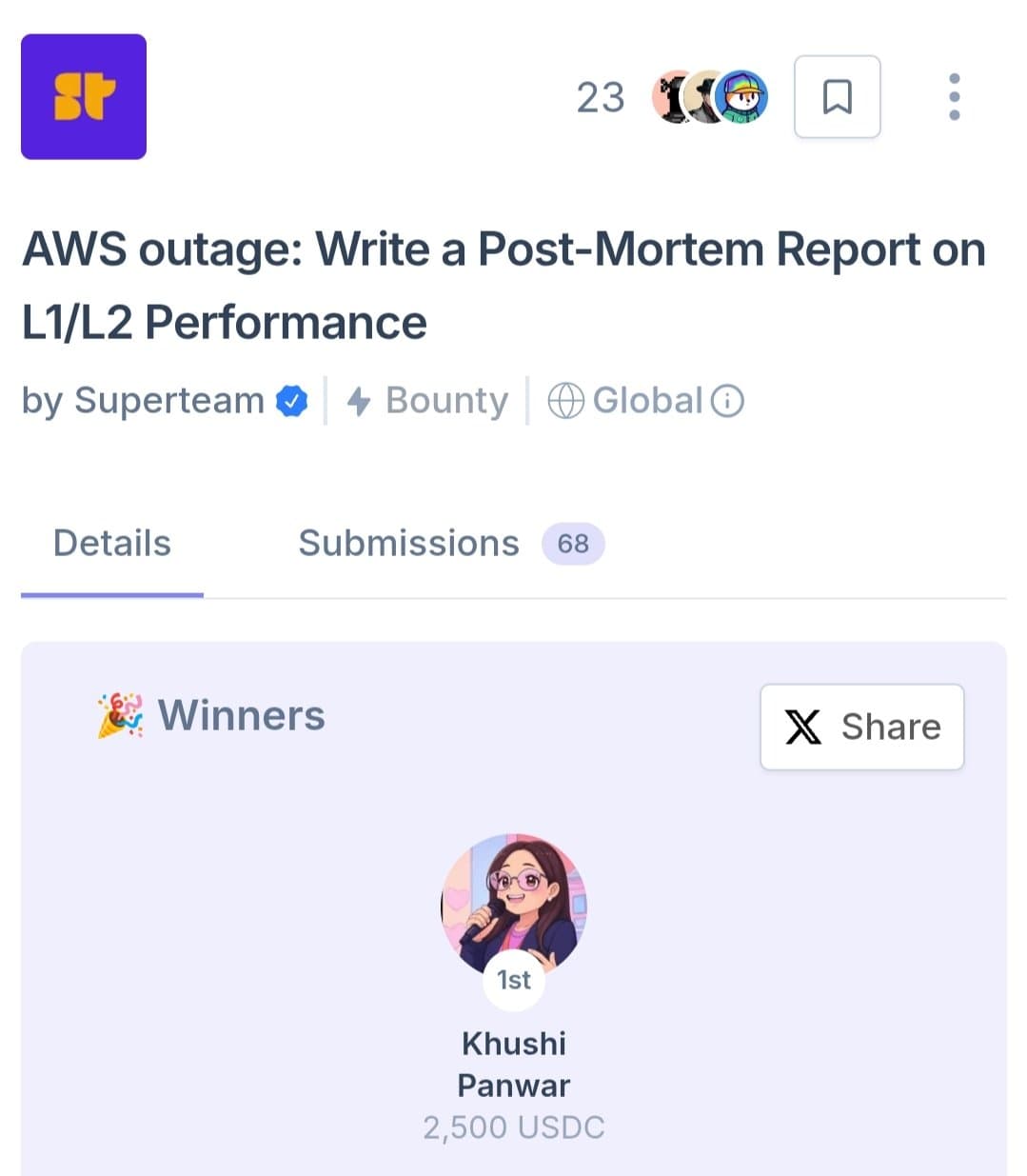 Superteam Global — 1st Place