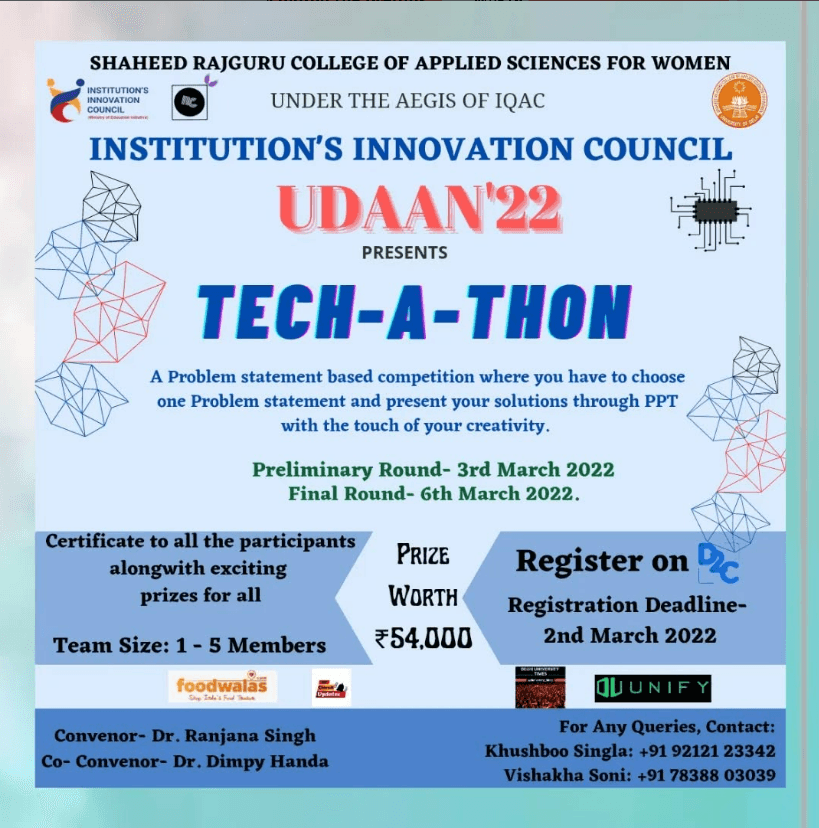 Tech-A-Thon 1.0 Hackathon Organizer